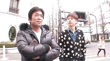 Teen Erena Aihara Picked Up For a Creampie Threesome.