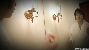 A Creampie For Hitomi Fujihara After Her Threesome.