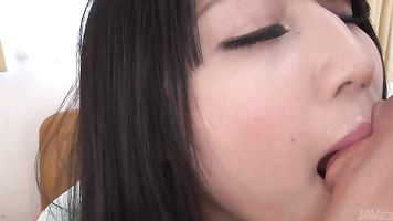 Japan blowjob during hard fucking withReo Saionji.