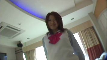 Asian schoolgirl,Wakana, gets fucked by horny teacher.