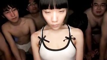 Ichigo Aoi gets dicks in mouth and slit
