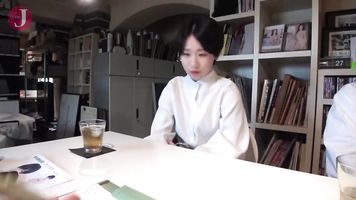 [HMHI-262] Shy Asian babe with short hair gets banged by two horny guys