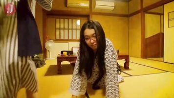 Slender Japanese girl with long hair pleasures a lucky man with her wet tight pussy [HMHI-229]