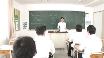 声が出せない絶頂授業で10倍濡れる人妻教師　古川祥子
