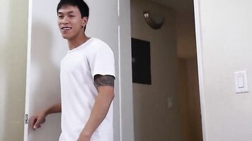 Asian guy Jeremy Long fucks Latina Sofia Rivera AMLF AMXF