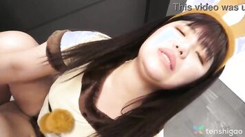 Chubby Madoka Watanabe recently had sex with her ex boyfriend.