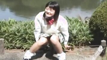 Pissing Asian Teen Indulges Fetish