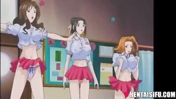 3 MILFS Board A Kinky Bus That Takes Them Places - ENG SUBS