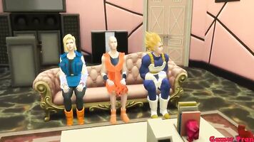 Dragon Ball Porn Hentai Wife Swapping Goku and Vegeta Unfaithful and Hot Wives Want to be Fucked by their Husband's Friend NTR