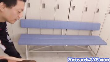 Petite asian schoolgirl screwed in threeway