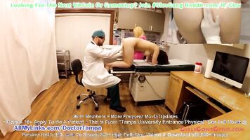 $CLOV - Busty Asian Mina Moon Gets Humiliating Gyno Exam Required For New Students By Doctor Tampa & Nurse Destiny Cruz! Tampa University Entrance Physical movies @ GirlsGoneGyno.com