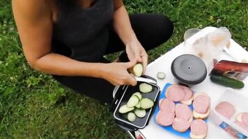 Milf Brunette Kimiko and Sexual Entertainment In Summer Camping - Sex Tape