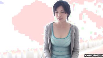 Japanese model, Saki Aoyama is making porn, uncensored