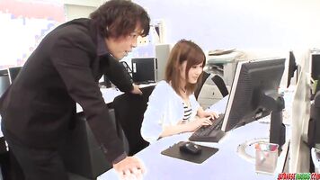 Yumi Maeda fucked at work by the new boss in bondage XXX - More at Japanesemamas com