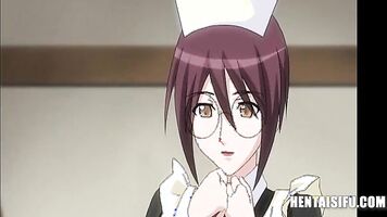Boy Gets Lucky With 2 MILFs (Maid & School Nurse) - Animated