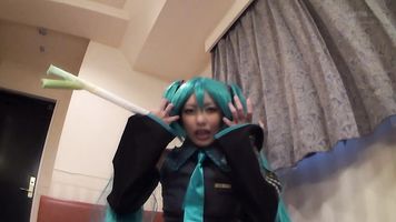 Hatsune Miku Cosplay Group Fuck.
