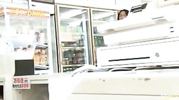 Akari Hoshino is a hot Asian MILF who enjoys exhibitionism in public places!