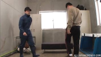 Alluring Yuri Shinomiya sensational pussy slamming.