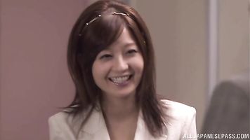 Sensual Rina Ishihara awesome pussy pounding.
