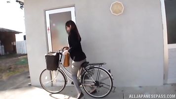 Stunning Ayu Sakurai bonked to intense orgasms.