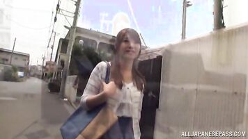 Yui Fujishima receives a serious fuck on cam.