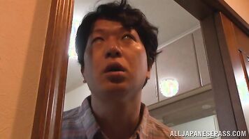 Cute Asian ladyErika Masuwaka has pov sex and climaxes.