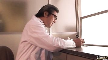 Miki Sato Rubs Her Big Breasts And Gets Fingered.
