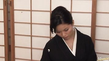 Miki Sato Wants To Suck Her Lover's Dick For Dessert.