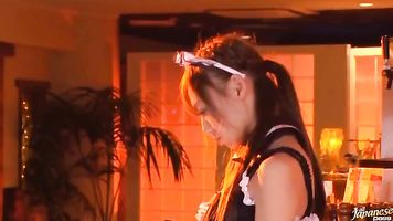 Maid Aino Kishi Begs For Cum After A Good Fucking - Japanese Cosplay.