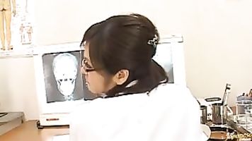 Nao Ayukawa Asian gal is a lewd female doctor with a nice body.
