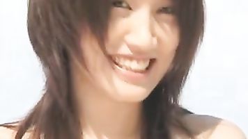 Nayuka Mine gets her hands full of thick creamy cum.