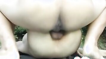 Starring this nice teen called Hijiri Kayama, in this scene you will see this beauty getting some fingering, a nice dick riding and at the end the cum in mouth and all of this in her own backyard.